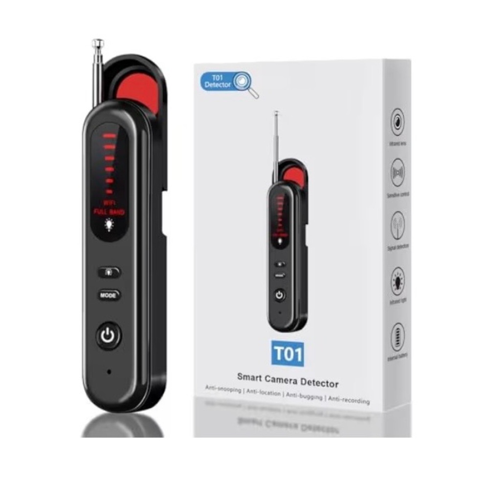 T01 Smart Camera & Bug Detector - Black/Red